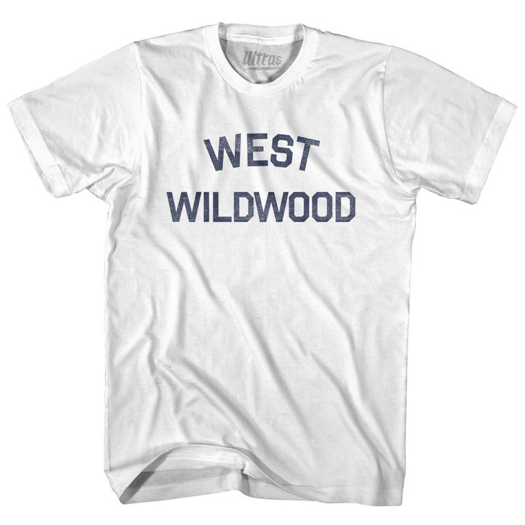 New Jersey West Wildwood Youth Cotton Vintage T-shirt - White