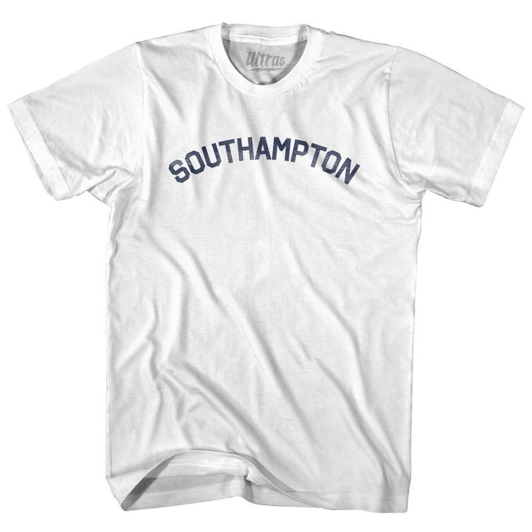 New York Southampton Youth Cotton Vintage T-shirt - White