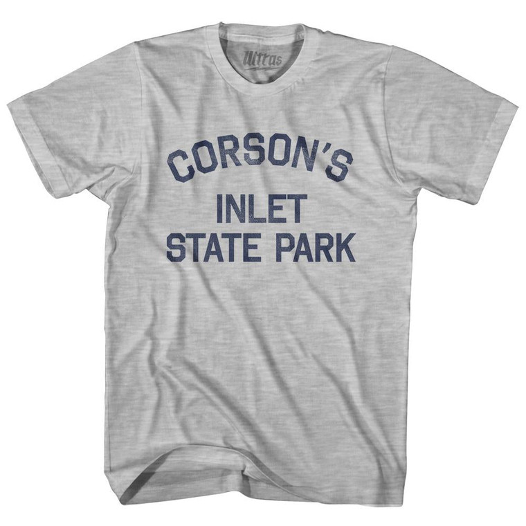 New Jersey Corson's Inlet State Park Youth Cotton Vintage T-shirt - Grey Heather