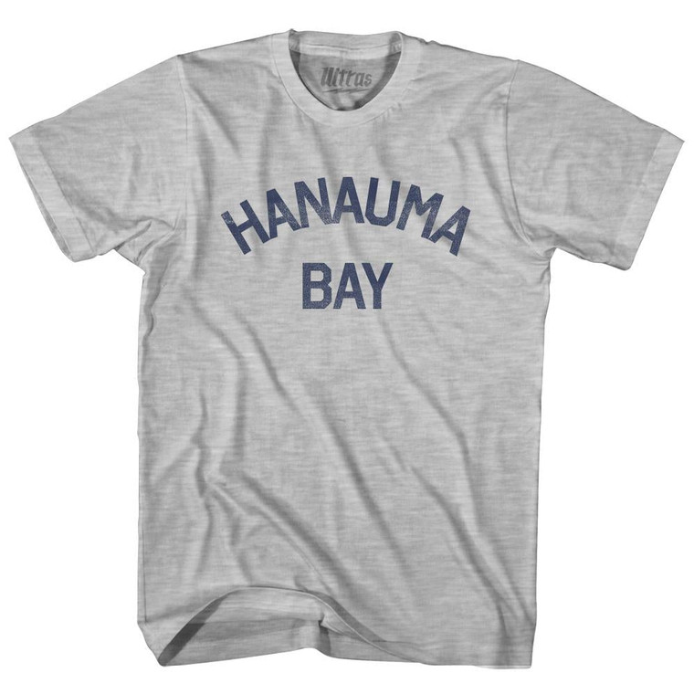 Hawaii Hanauma Bay Youth Cotton Vintage T-shirt - Grey Heather