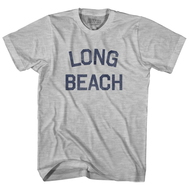 Mississippi Long Beach Youth Cotton Vintage T-shirt - Grey Heather