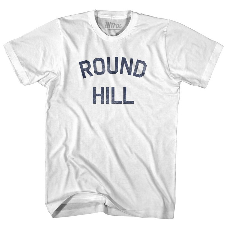 Massachusetts Round Hill Youth Cotton Vintage T-shirt - White