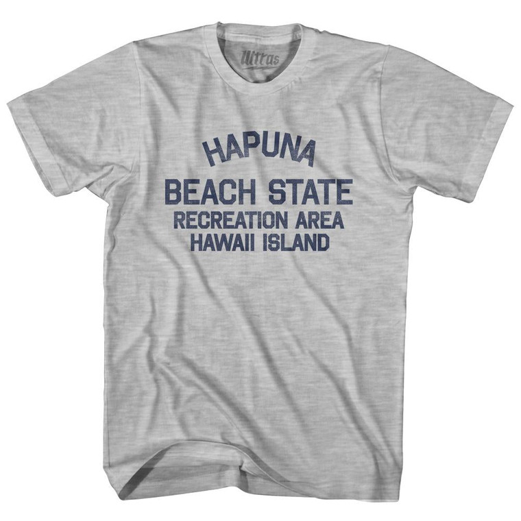 Hawaii Hapuna Beach State Recreation Area Hawaii Island Youth Cotton Vintage T-shirt - Grey Heather