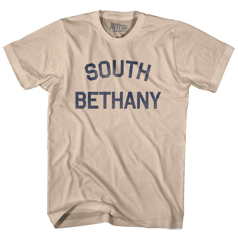 Delaware South Bethany Adult Cotton Vintage T-shirt - Creme