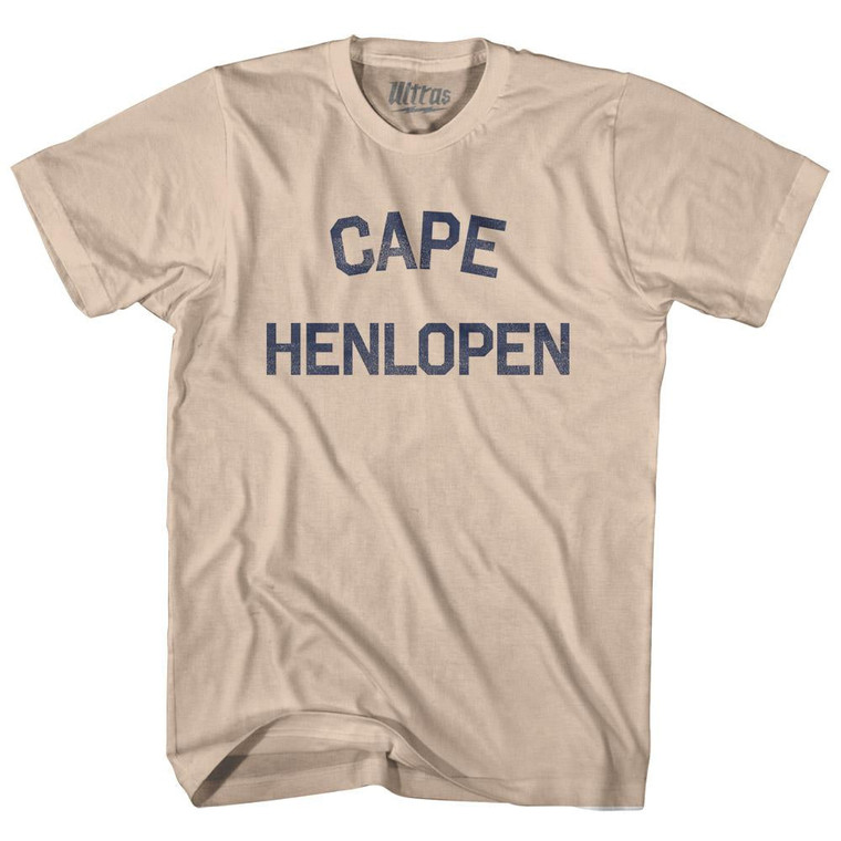 Delaware Cape Henlopen Adult Cotton Vintage T-shirt - Creme