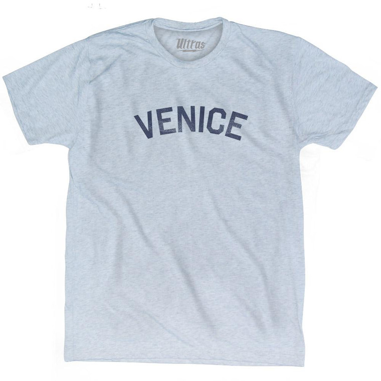 California Venice Adult Tri-Blend Vintage T-shirt - Athletic White