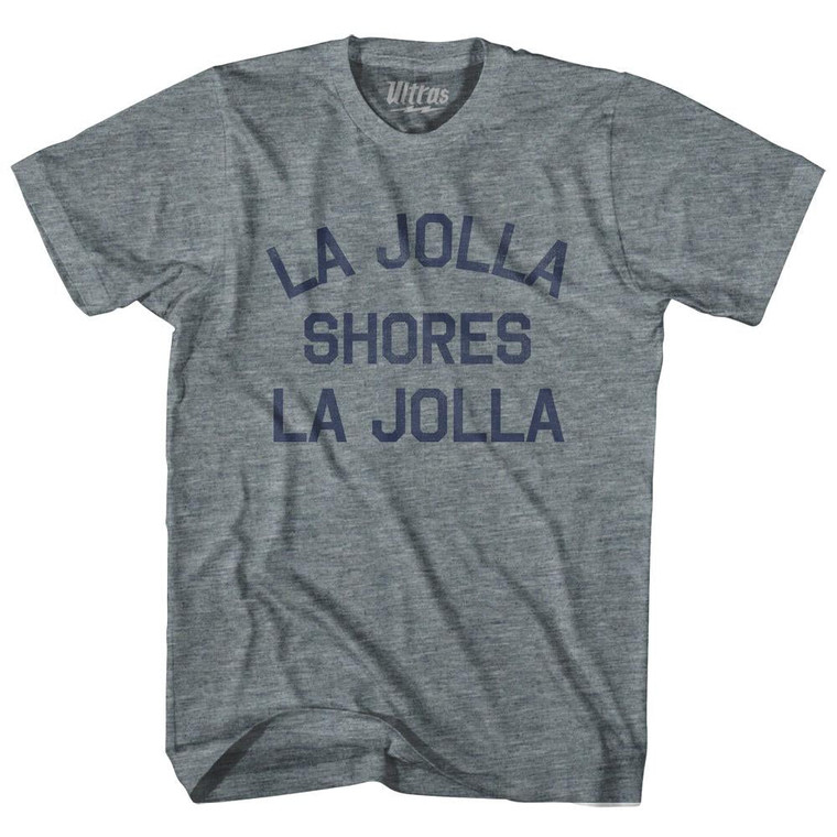 California La Jolla Shores, La jolla Womens Tri-Blend Junior Cut Vintage T-shirt - Athletic Grey