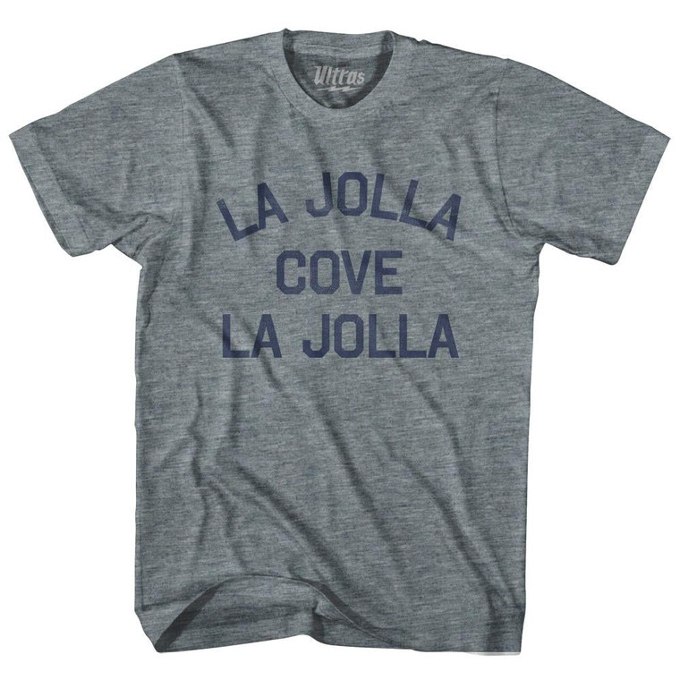 California La Jolla Cove, La jolla Adult Tri-Blend Vintage T-shirt - Athletic Grey