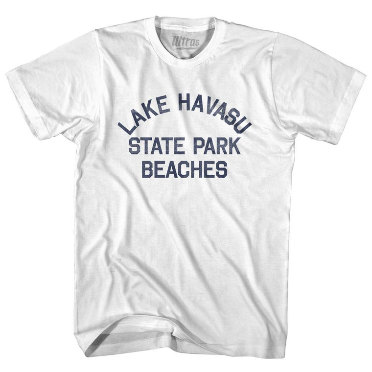 Arizona Lake Havasu State Park Beaches Womens Cotton Junior Cut Vintage T-shirt - White