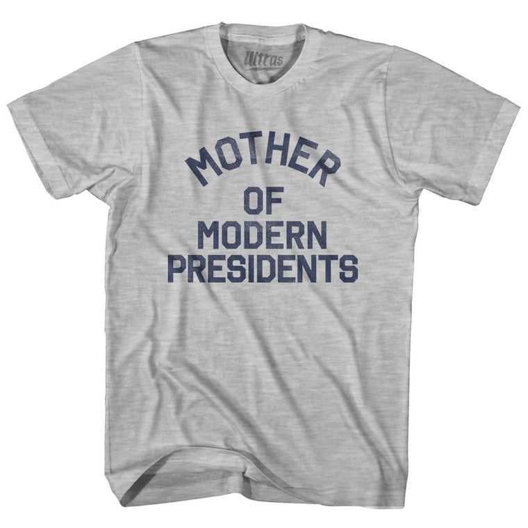 Ohio Mother of Modern Presidents Nickname Adult Cotton T-shirt - Grey Heather