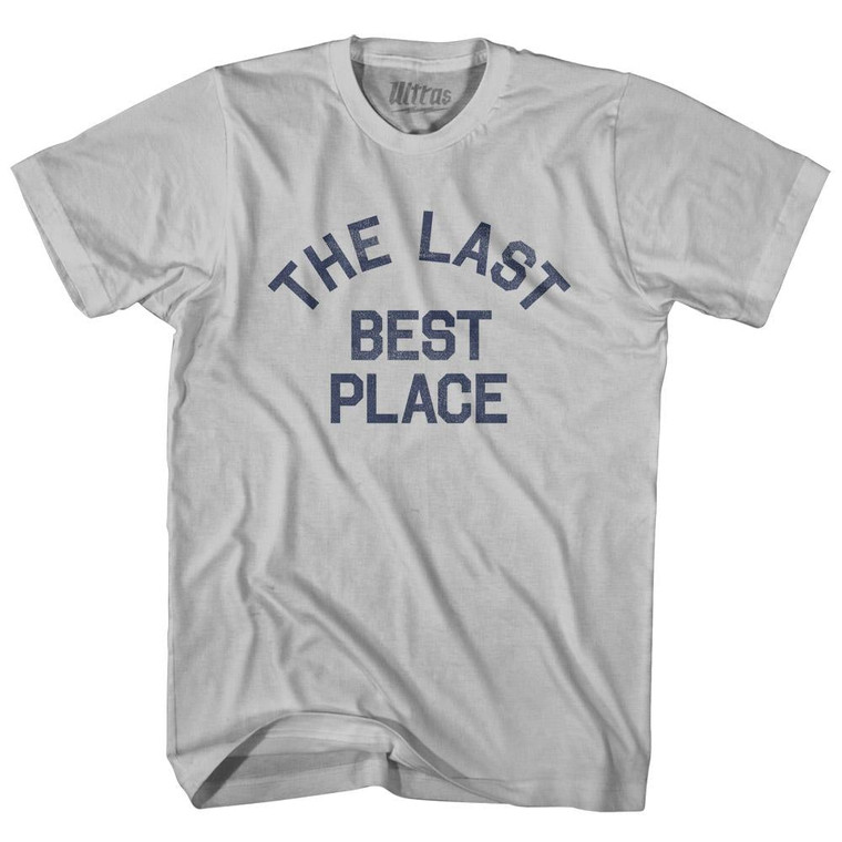 Montana The Last Best Place Nickname Adult Cotton T-shirt-Cool Grey