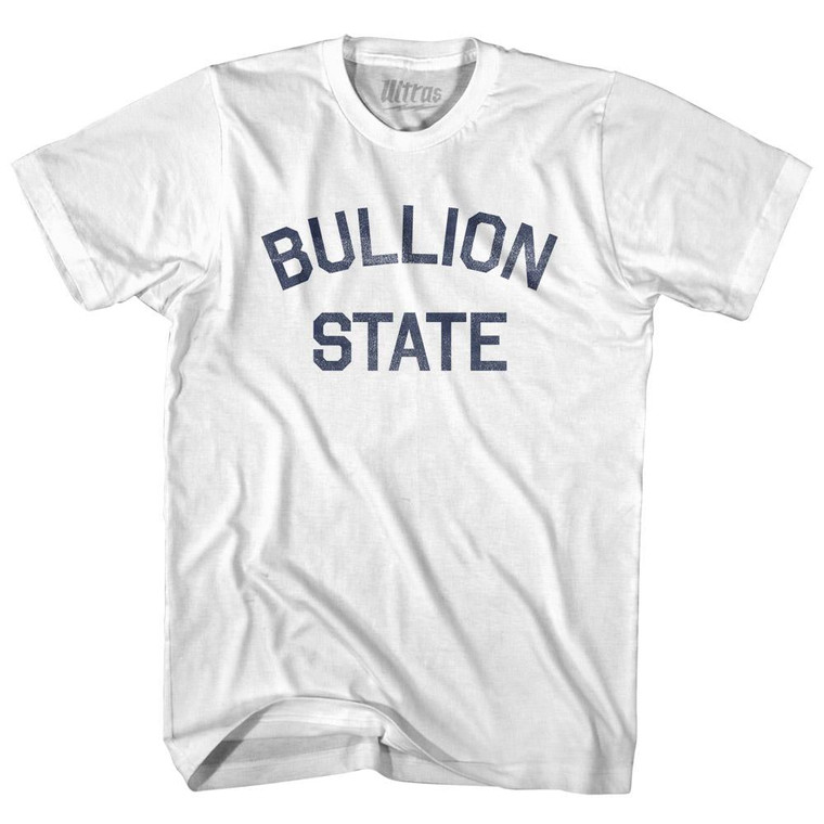 Missouri Bullion State Nickname Womens Cotton Junior Cut T-Shirt - White