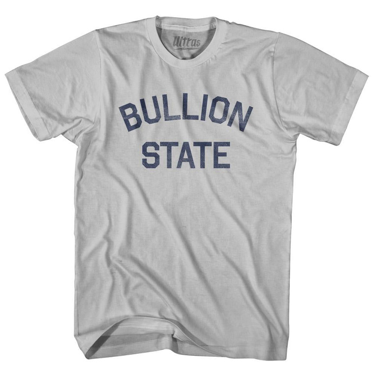 Missouri Bullion State Nickname Adult Cotton T-shirt - Cool Grey