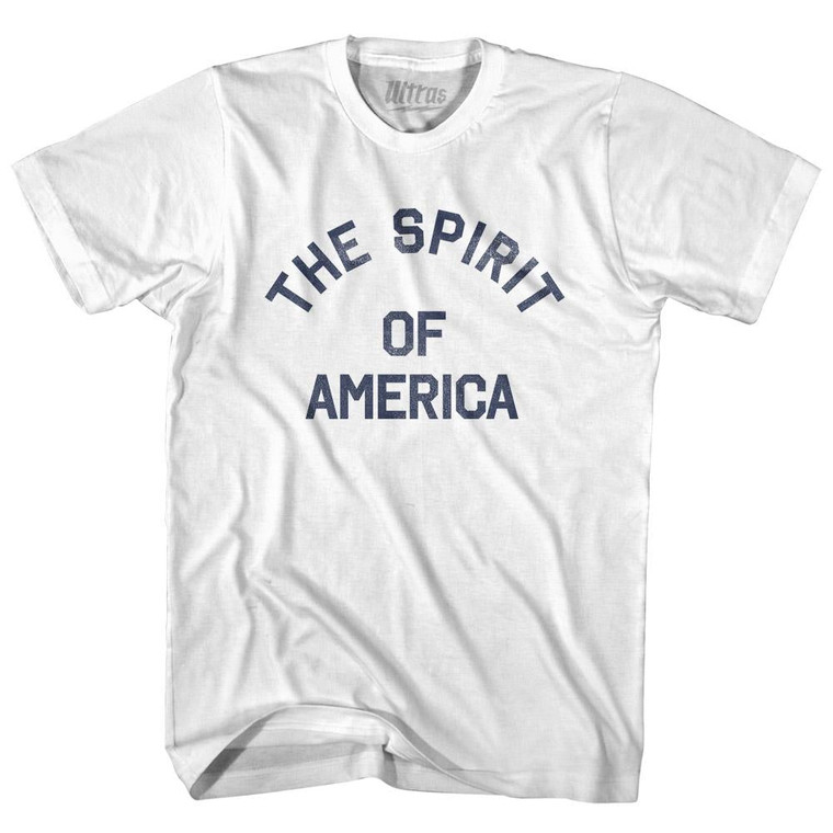 Massachusetts The Spirit of America Nickname Womens Cotton Junior Cut T-Shirt - White