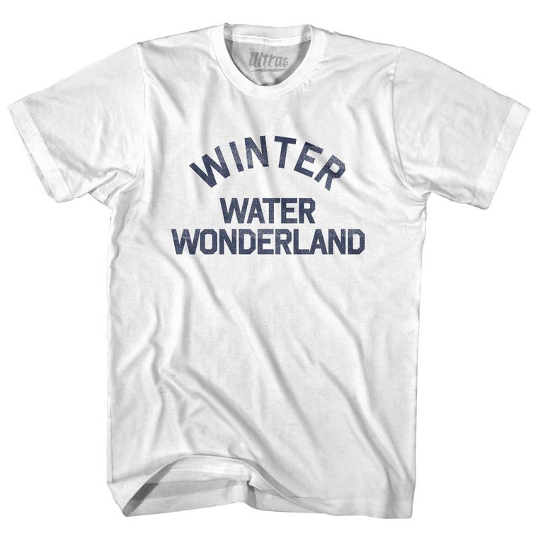 Michigan Winter Water Wonderland Nickname Youth Cotton T-shirt - White