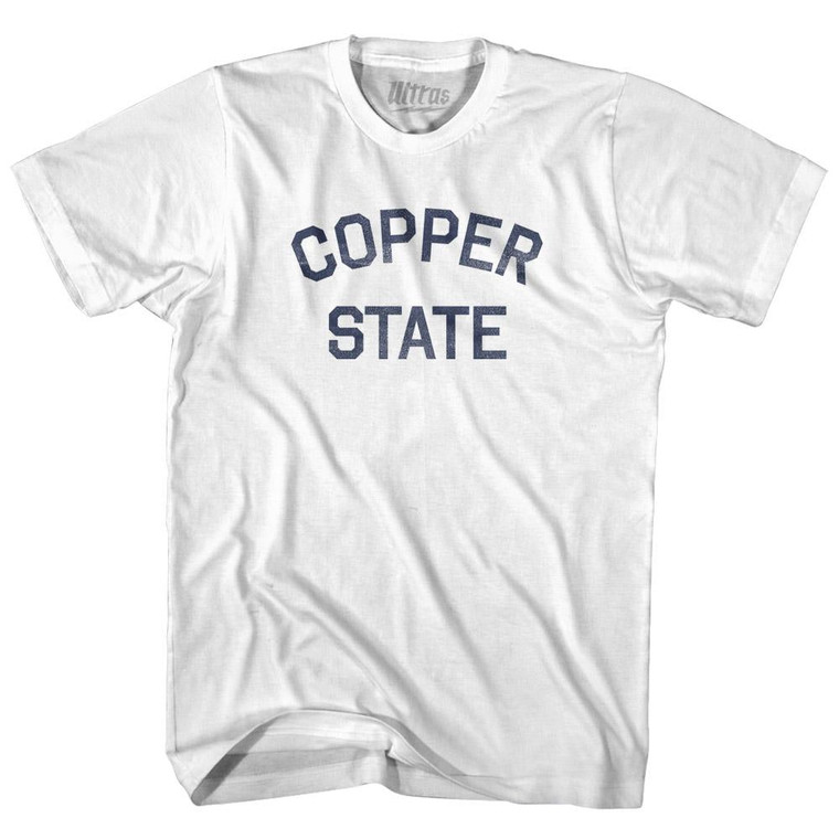 Arizona Copper Nickname Adult Cotton T-shirt-White