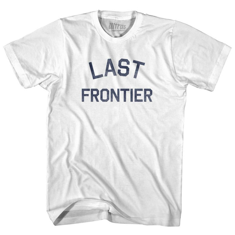 Alaska The Last Frontier Nickname Youth Cotton T-shirt - White