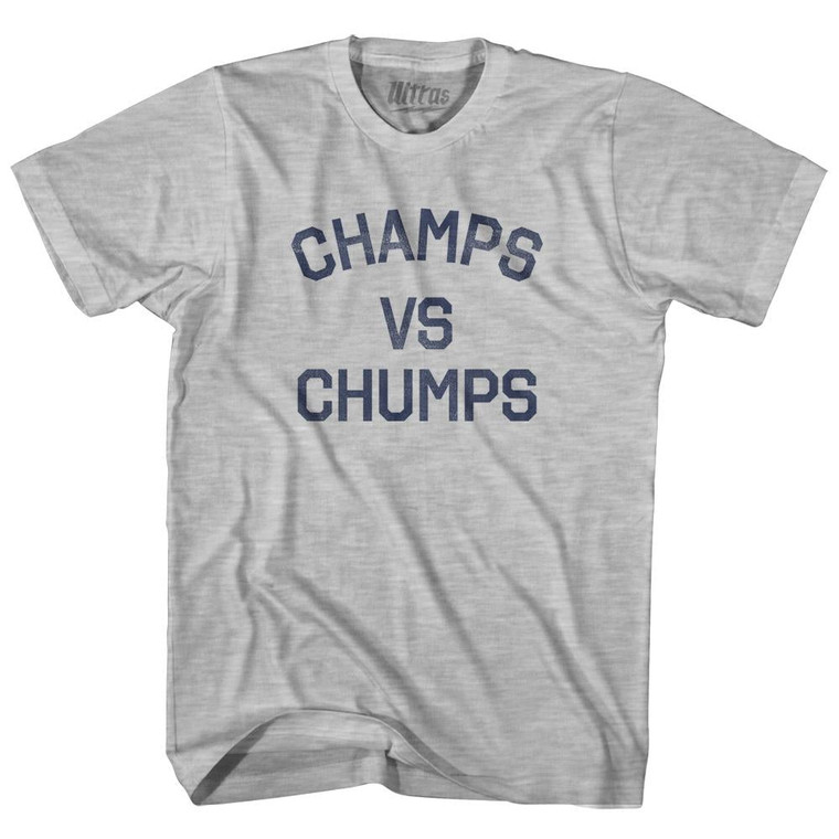 Champs vs Chumps Youth Cotton T-shirt - Grey Heather