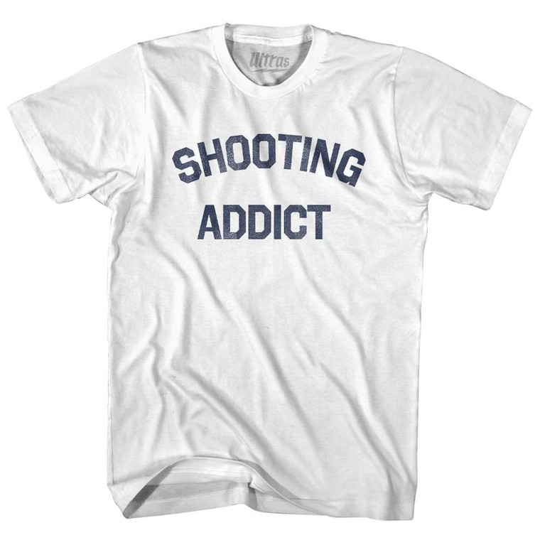Shooting Addict Youth Cotton T-shirt - White