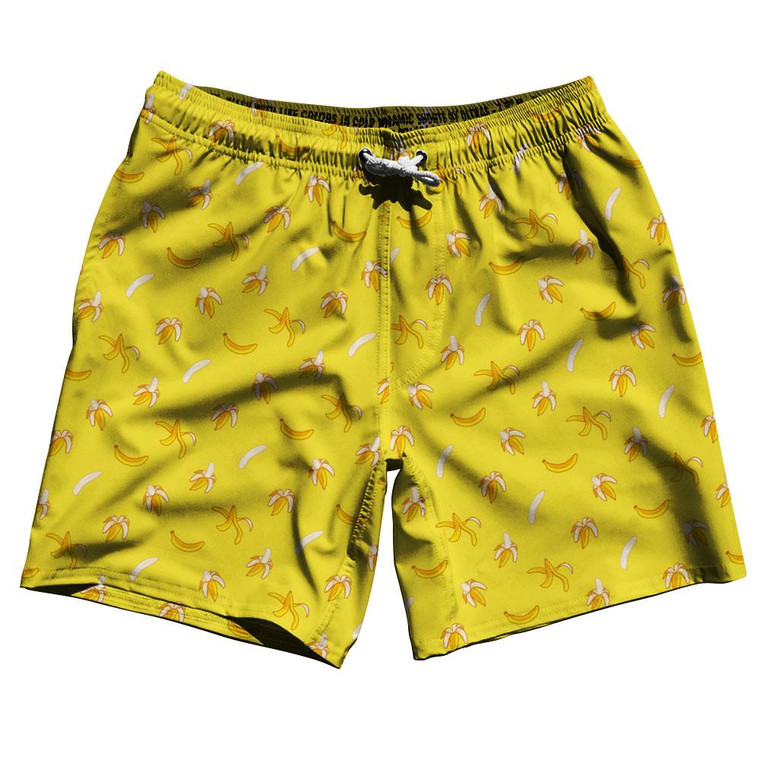 Ultras Banana Yellow 7.5" Swim Shorts Made in USA - Yellow