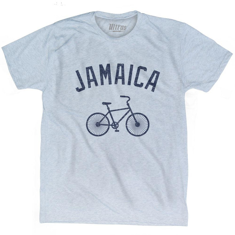 Jamaica Vintage Bike T-shirt - Athletic White
