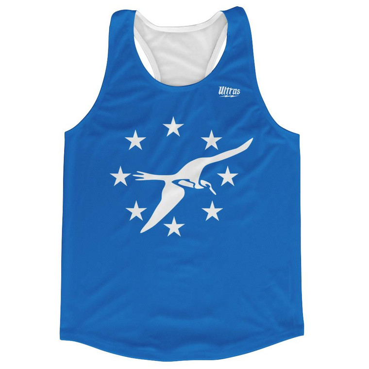Corpus Cristi City Flag Running Tank Top Racerback Track and Cross Country Singlet Jersey Made In USA - Blue
