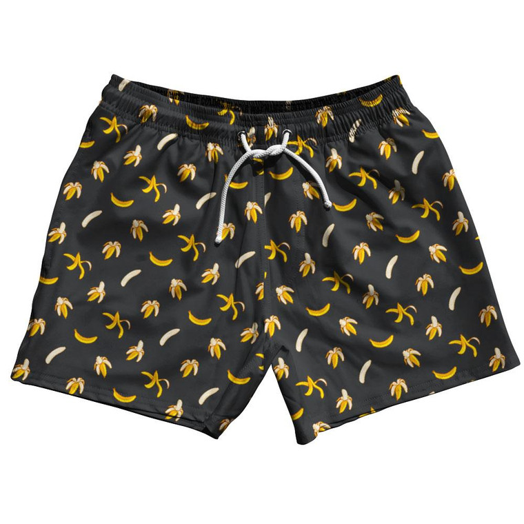 Ultras Banana Black 5" Swim Shorts Made in USA - Black