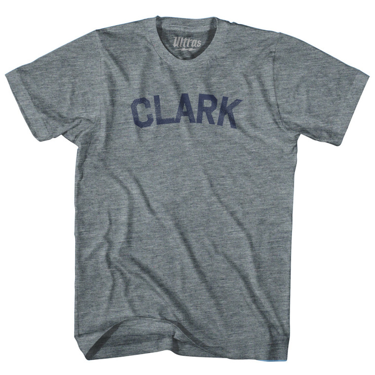 CLARK Womens Tri-Blend Junior Cut T-Shirt - Athletic Grey