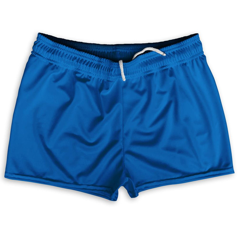 Blue Royal Shorty Short Gym Shorts 2.5"Inseam Made in USA - Royal