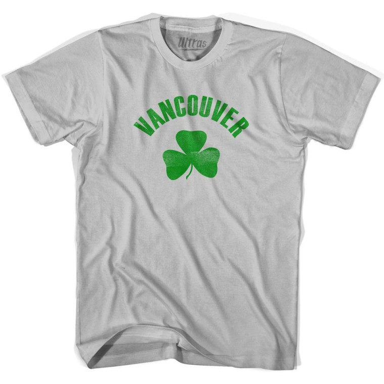 Vancouver Shamrock Cotton T-shirt - Cool Grey