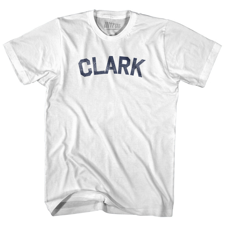 CLARK  Womens Cotton Junior Cut T-Shirt - White