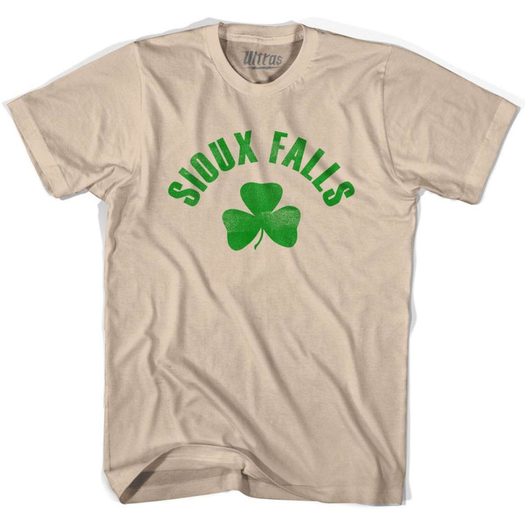 Sioux Falls Shamrock Cotton T-shirt-Creme
