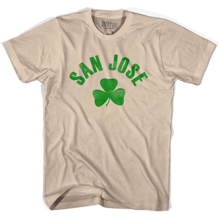 San Jose Shamrock Cotton T-shirt - Creme