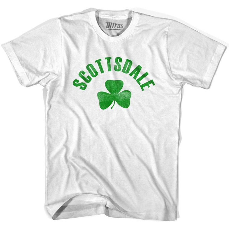 Scottsdale Shamrock Youth Cotton T-shirt - White