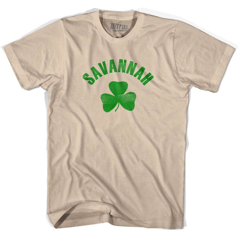 Savannah Shamrock Cotton T-shirt - Creme