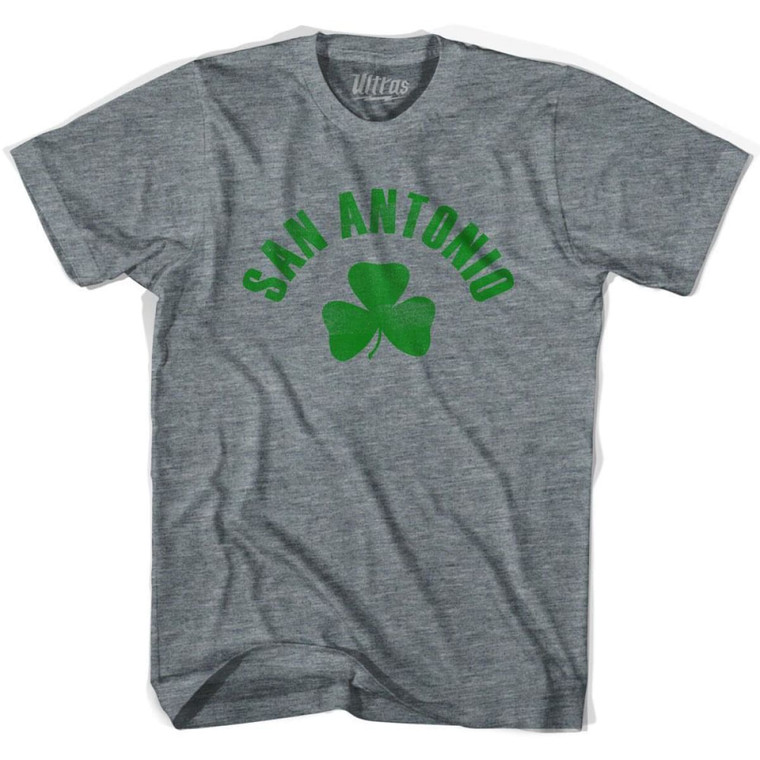 San Antonio Shamrock Youth Tri-Blend T-shirt - Athletic Grey