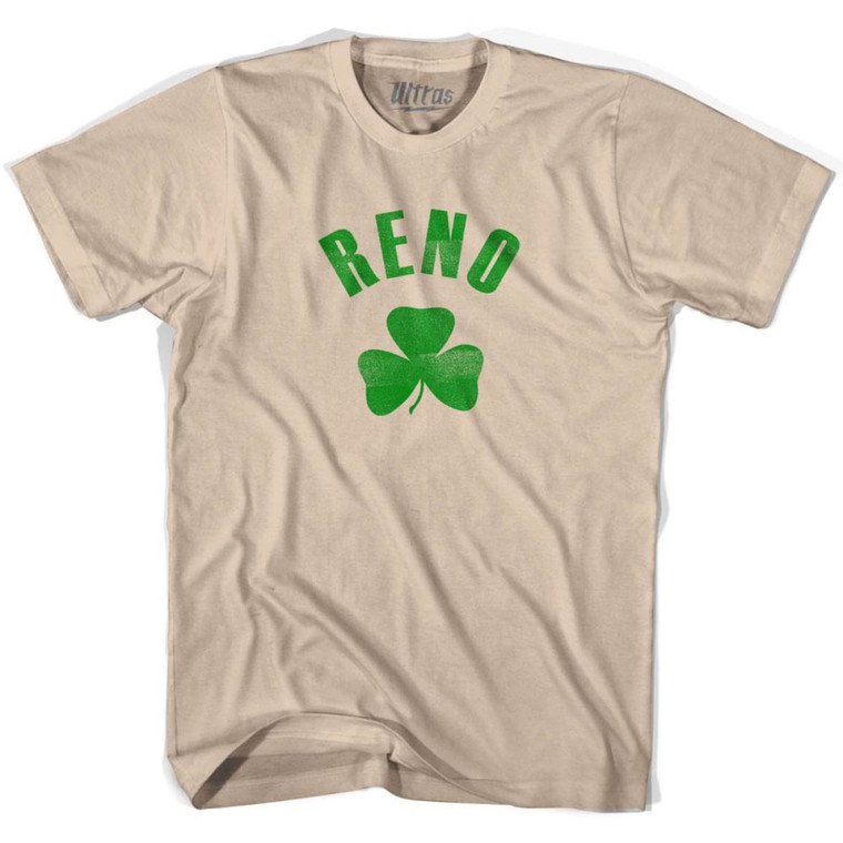 Reno Shamrock Cotton T-shirt-Creme