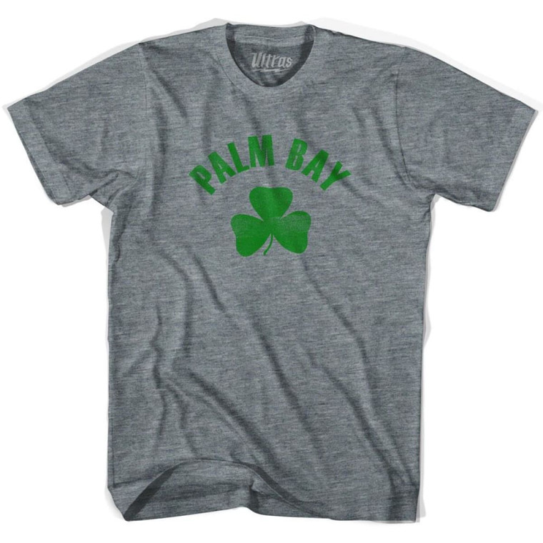 Palm Bay Shamrock Tri-Blend T-shirt - Athletic Grey