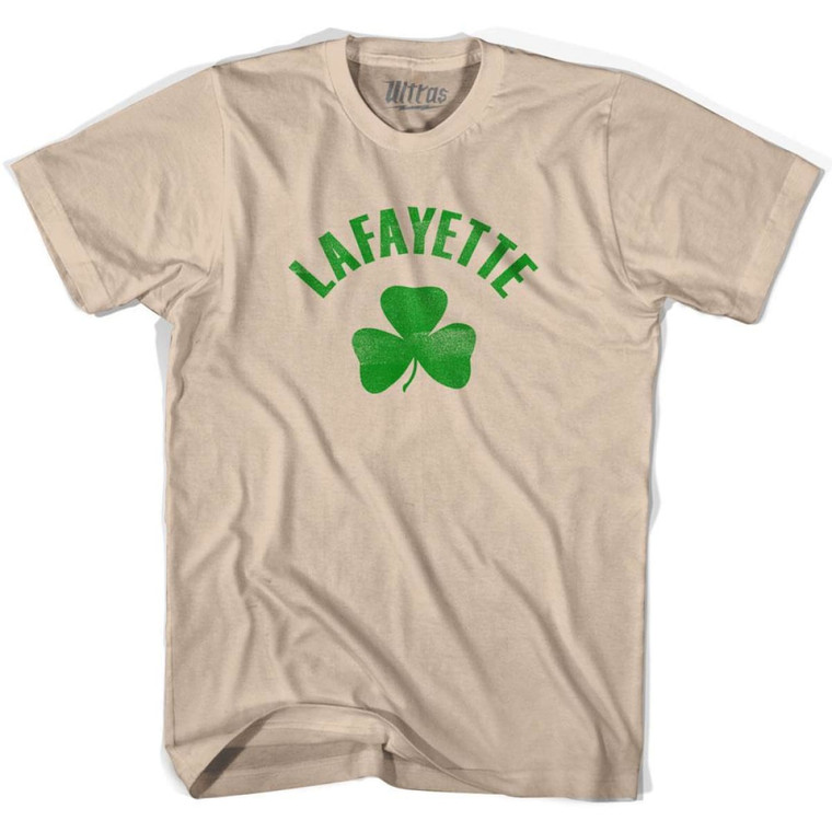 Lafayette Shamrock Cotton T-shirt-Creme
