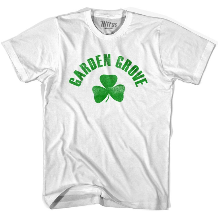 Garden Grove Shamrock Cotton T-shirt - White