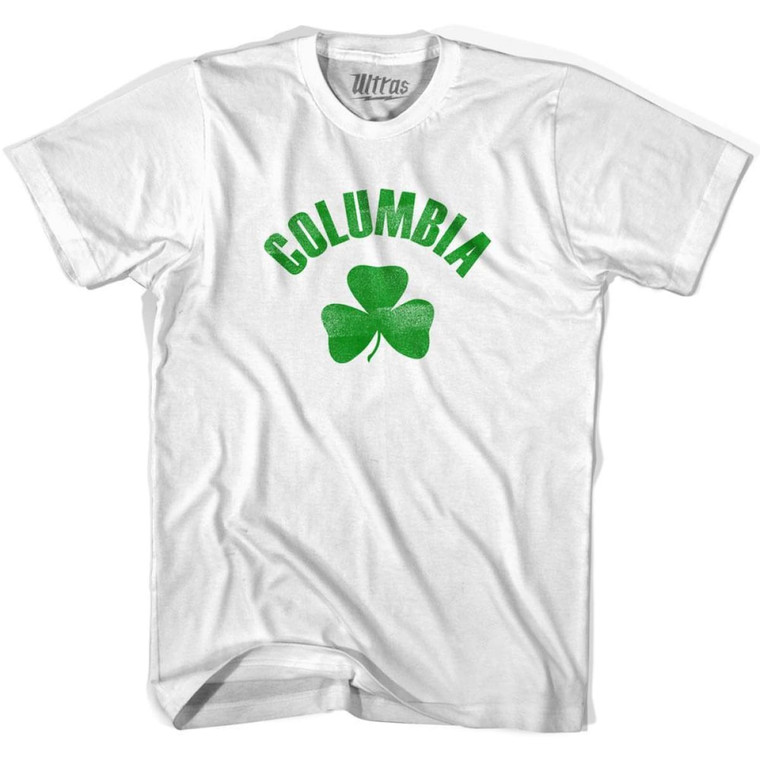 Columbia Shamrock Womens Cotton T-shirt - White