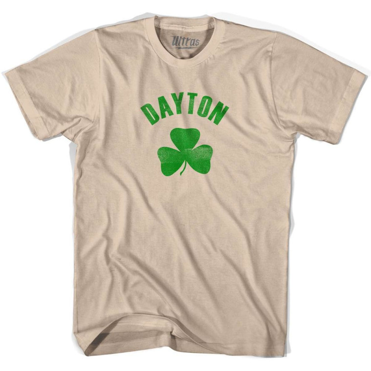 Dayton Shamrock Cotton T-shirt-Creme