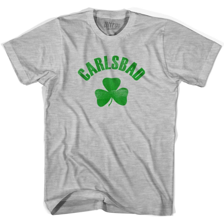 Carlsbad Shamrock Cotton T-shirt - Grey Heather