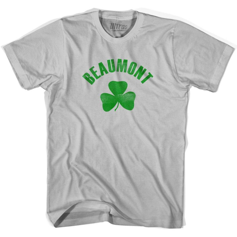 Beaumont Shamrock Cotton T-shirt - Cool Grey