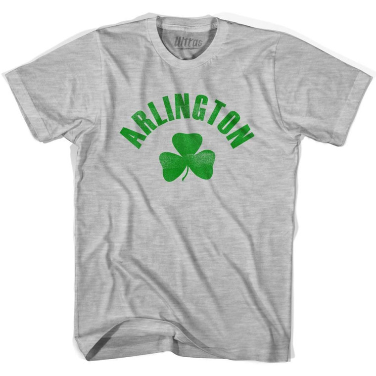 Arlington Shamrock Youth Cotton T-shirt-Grey Heather