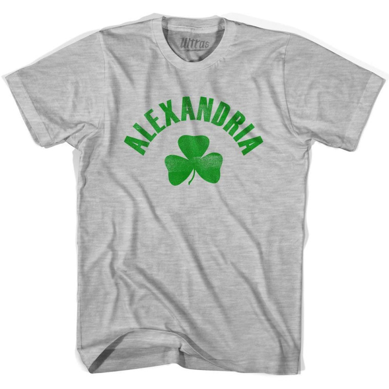 Alexandria Shamrock Cotton T-shirt - Grey Heather