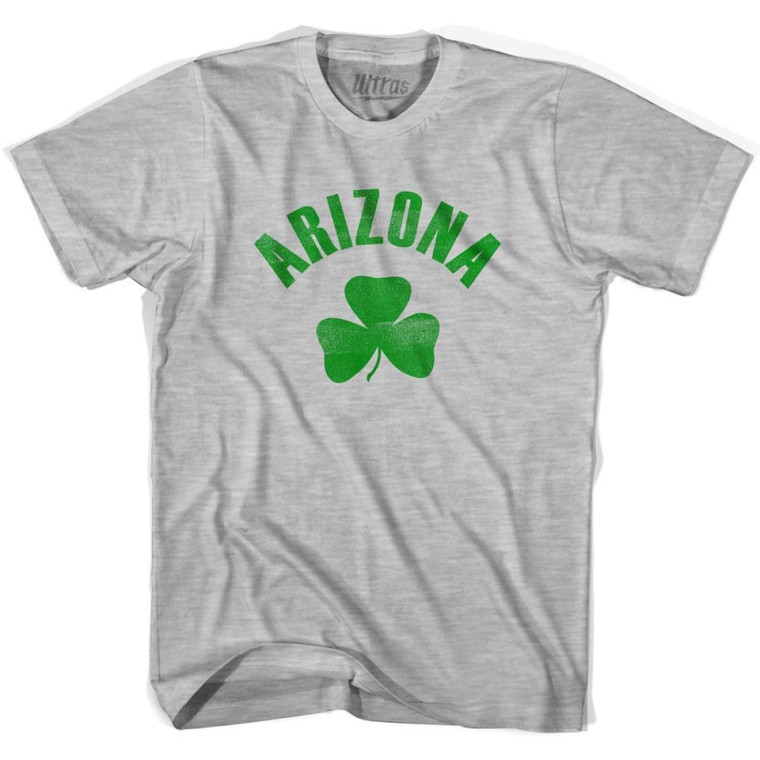 Arizona State Shamrock Youth Cotton T-shirt - Grey Heather