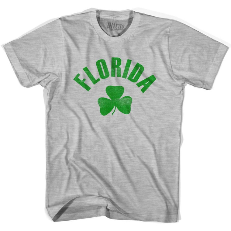 Florida State Shamrock Youth Cotton T-shirt-Grey Heather