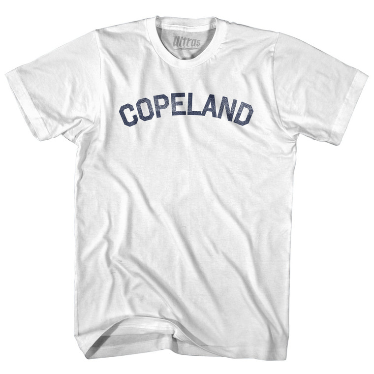 COPELAND Womens Cotton Junior Cut T-Shirt - White