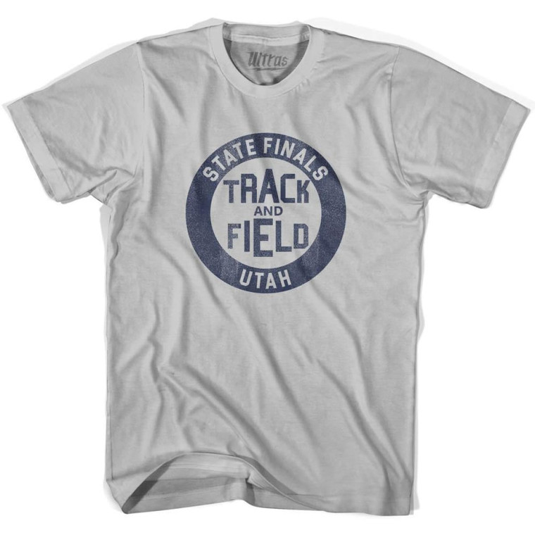 Utah State Finals Track and Field Adult Cotton T-shirt - Cool Grey